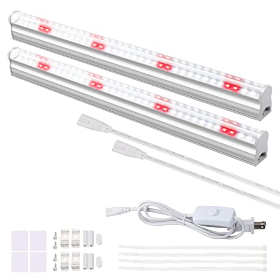 Led Grow Light - 屋内植物用LED育成ライトバー、温室植物育成棚用太陽光育成ランプフルスペクトル成長ライトストリップ