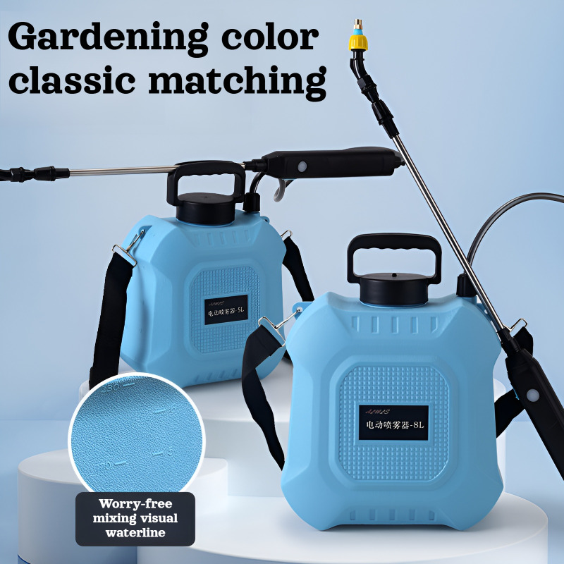 Gardening Tools Rake - 5L/8L USB充電式電動じょうろポータブル芝生と庭の水やり消毒スプレー園芸農具