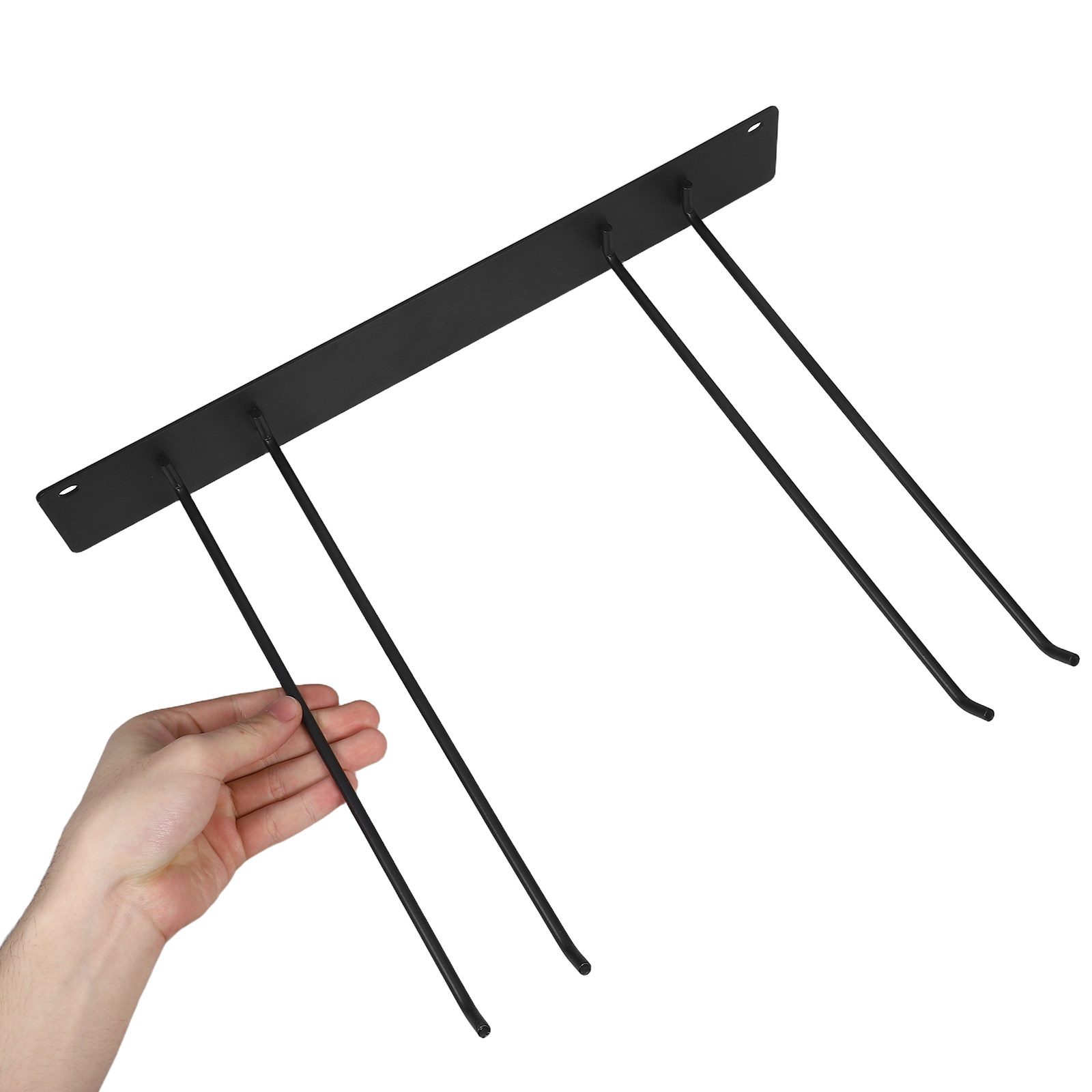Gardening Tools Heavy Duty - 壁掛け式ガーデンツールラック。頑丈な鉄製で、ガレージや屋外での植物の吊り下げ、季節の飾り付けに最適。
