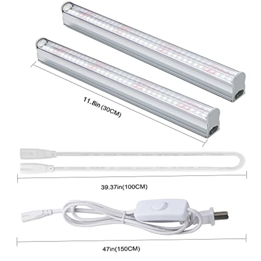 屋内植物用LED育成ライトバー、温室植物育成棚用太陽光育成ラ - Led Grow Light のレビューと価格