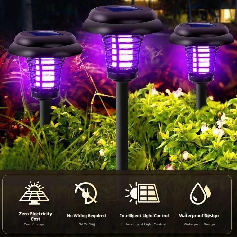 1/2 個ソーラーバグザッパー防水屋外蚊取り器蚊よけランプ屋 - Gardening Tools And Uses のレビューと価格