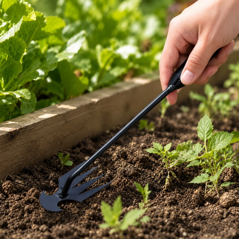 2in1ガーデンレーキ手動種子草根除去ツールプーラーシャベル - Gardening Tools Rake のレビューと価格