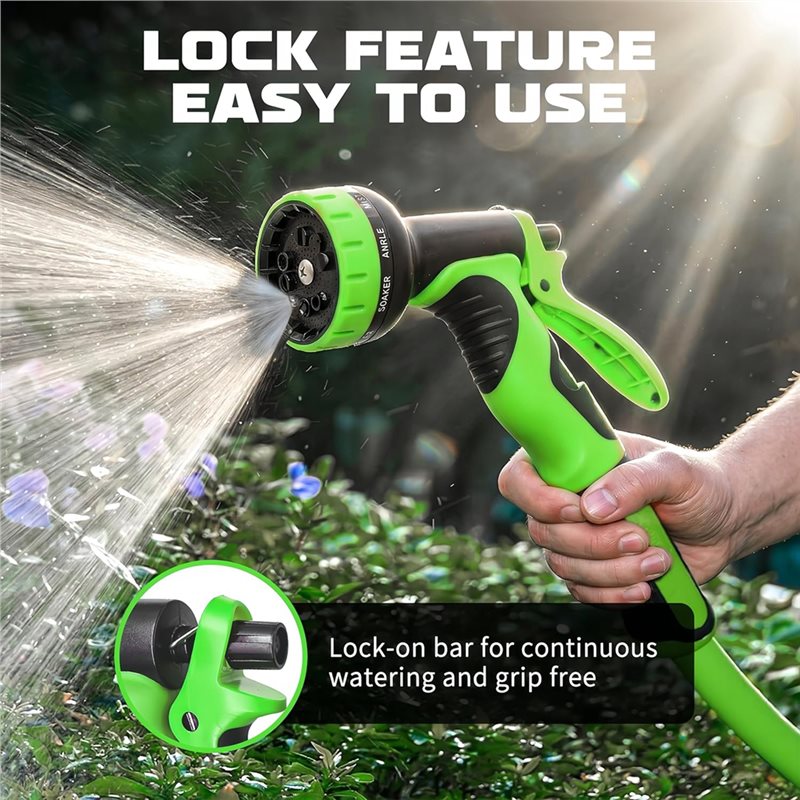 10種類の噴射パターンを備えたガーデンホースノズル - ロッ - Gardena Hose Comfort のレビューと価格