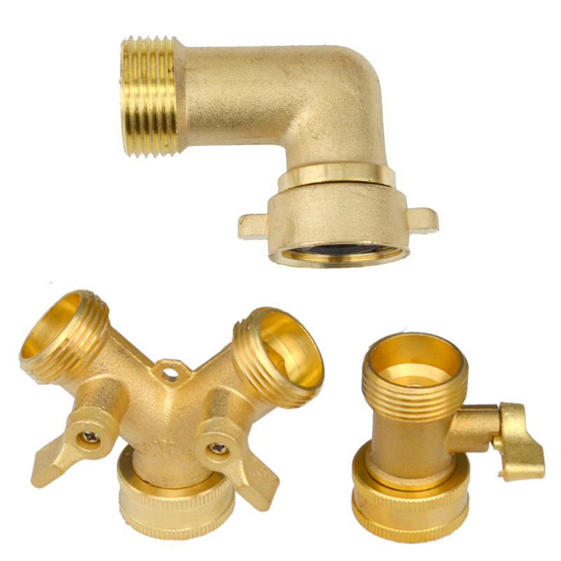 ヘビーデューティ真鍮 1-2-4 ウェイスプリッターガーデン - Gardena Hose Comfort のレビューと価格