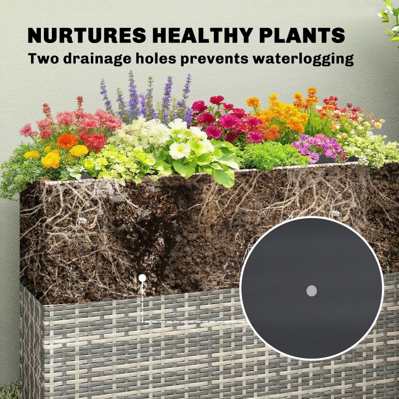パティオ用高床式プランターボックス、レイズドガーデンベッド - Raised Bed Planter Box のレビューと価格