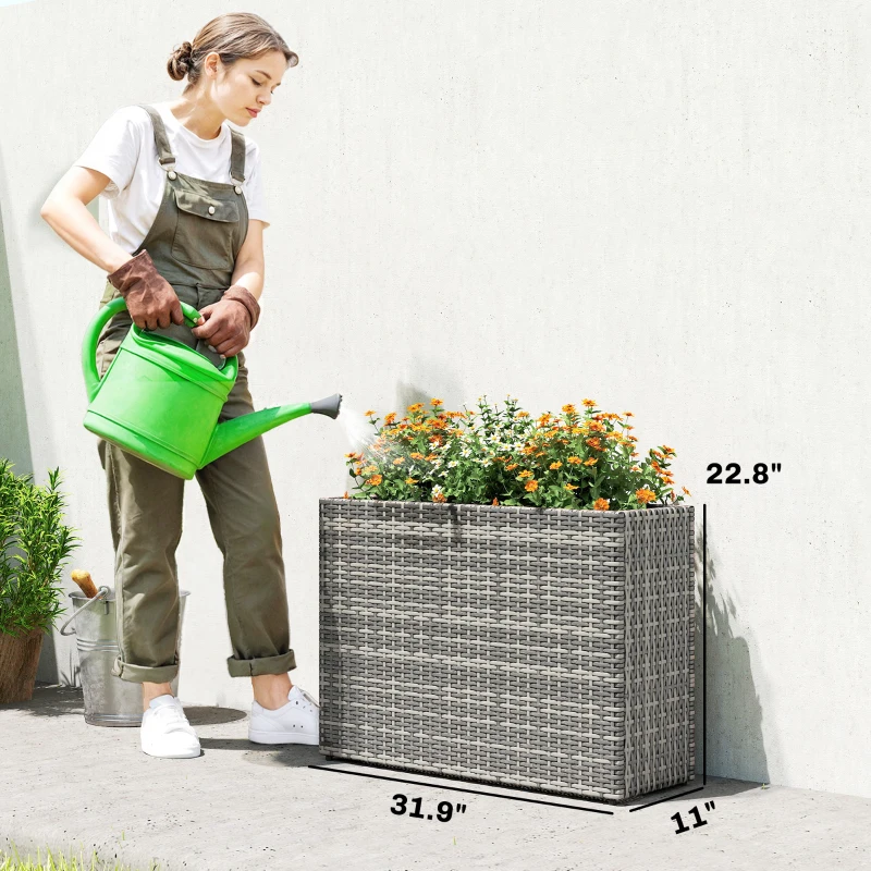 パティオ用高床式プランターボックス、レイズドガーデンベッド - Raised Bed Planter Box のレビューと価格