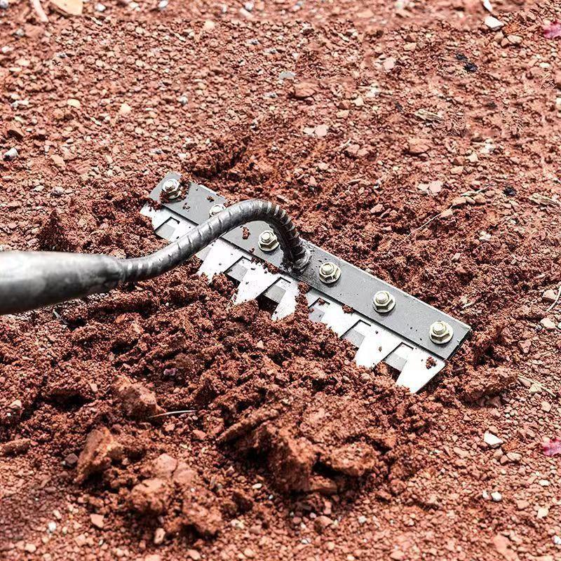 スチール製ガーデン除草レーキ多用途農業用藁鍬5/6歯農業用レ - Gardening Tools And Uses のレビューと価格