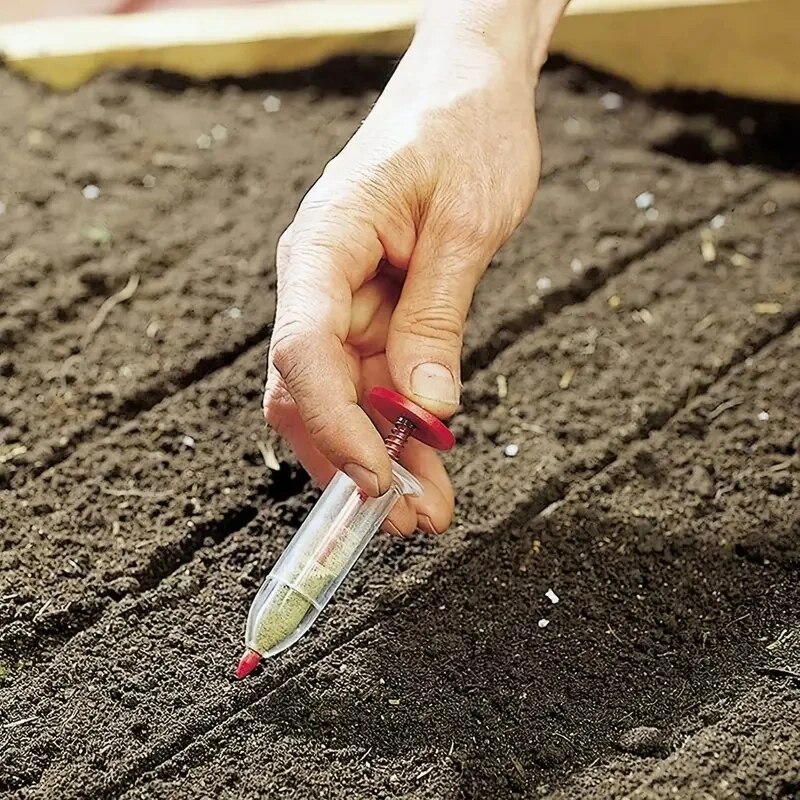 手動注射器式種まき機 家庭用小型播種器 野菜 花 庭園 育苗 - Gardening Tools And Uses のレビューと価格
