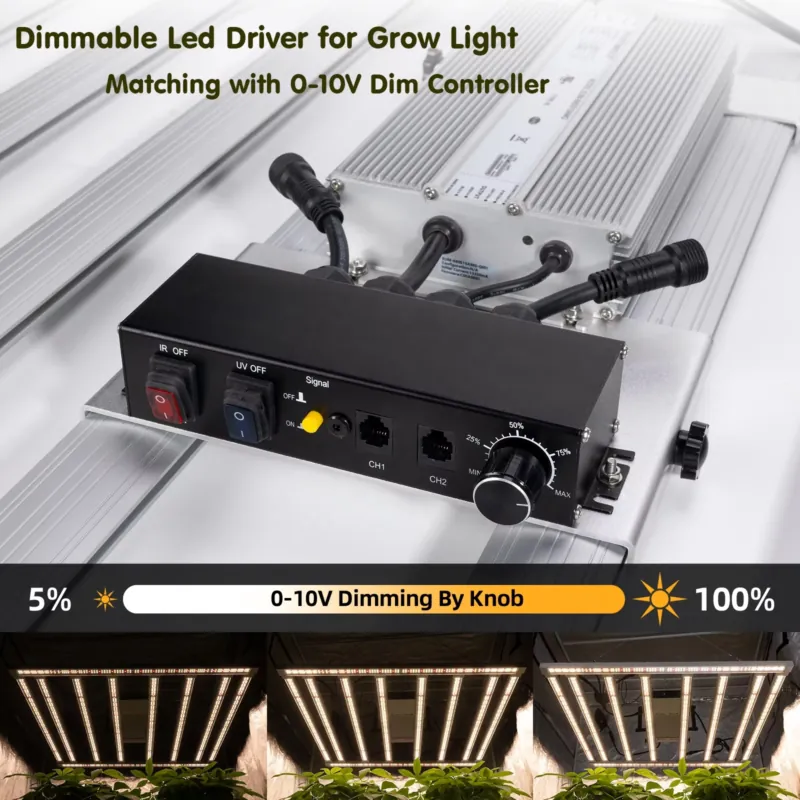 600W育成ライト用ドライバー Inventronics 0 - Led Grow Light のレビューと価格