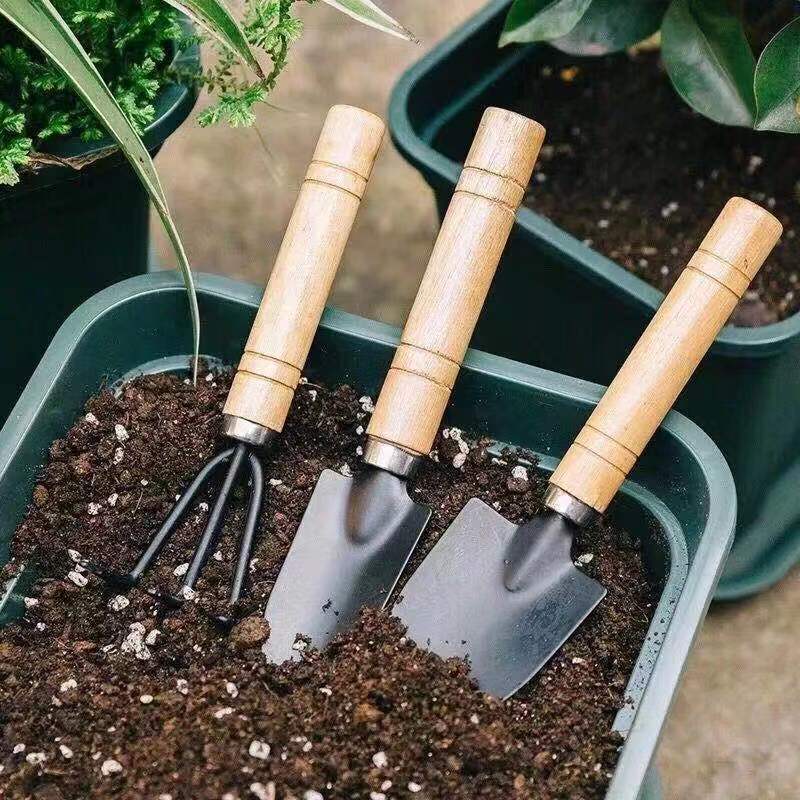 3PC/1 セットミニガーデニングツールセットポータブル小型 - Gardening Tools Rake のレビューと価格