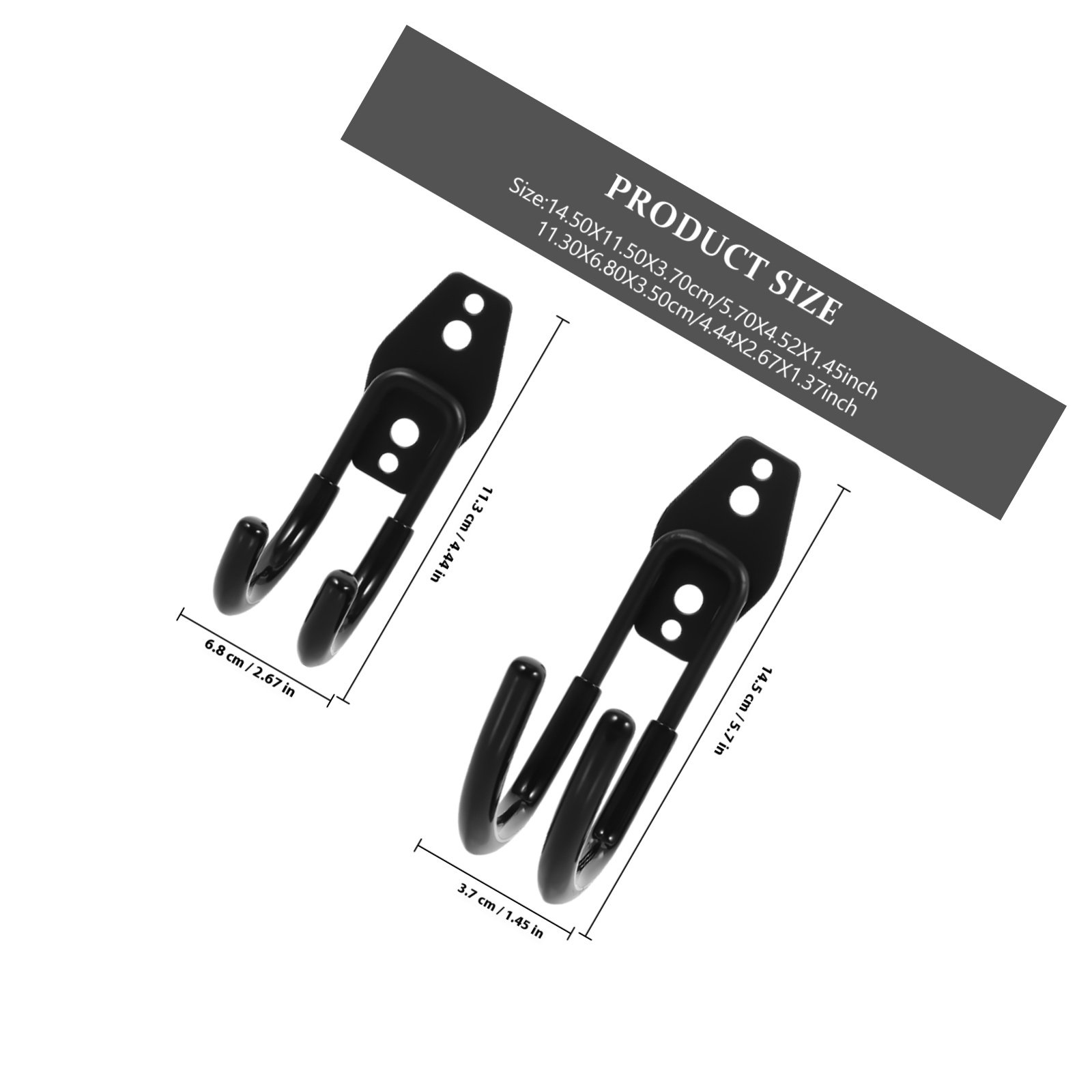 4個入り、頑丈な鉄製、PVC製の壁掛けフック。自転車、ガーデ - Gardening Tools Heavy Duty のレビューと価格