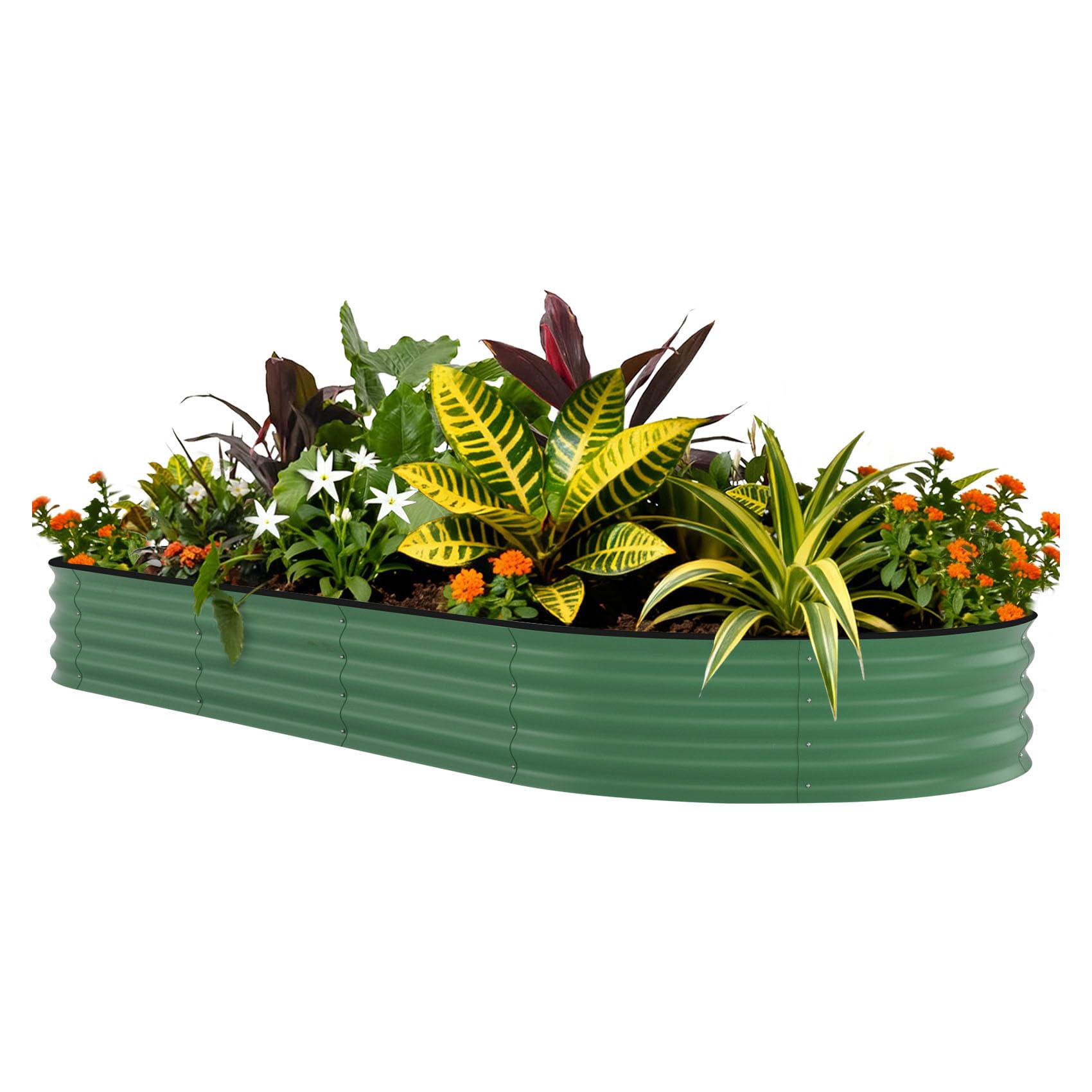8x4x1.5フィートの亜鉛メッキ仕上げの高床式菜園 - 高 - Raised Bed Planter Box のレビューと価格