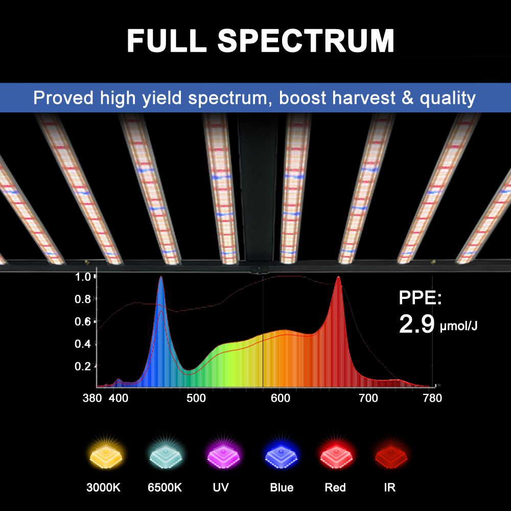 SLTMAKS 8x6フィート 4x6フィート 1000W  - Led Grow Light のレビューと価格