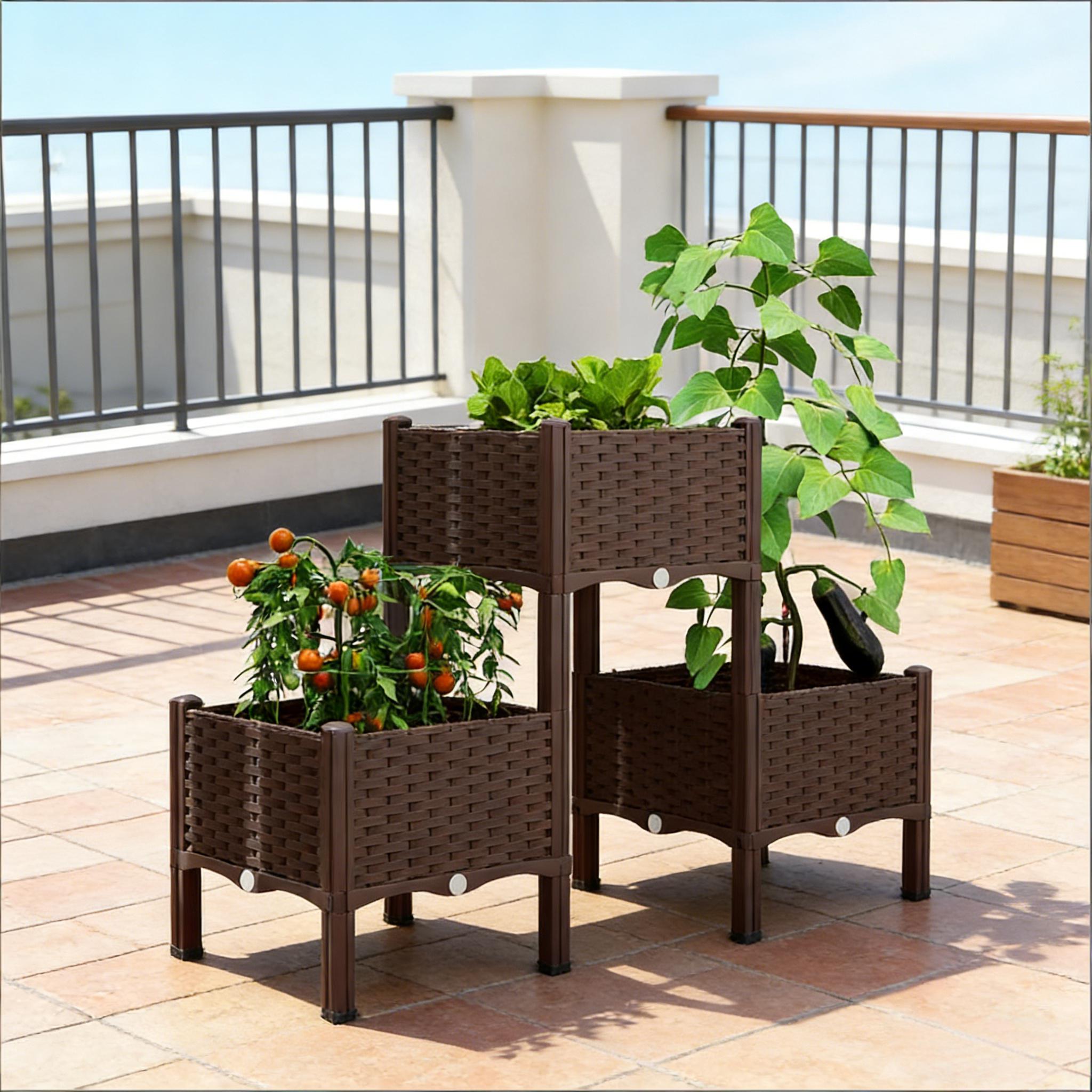 高床式プランターボックス、レイズドガーデンベッド - Raised Bed Planter Box のレビューと価格