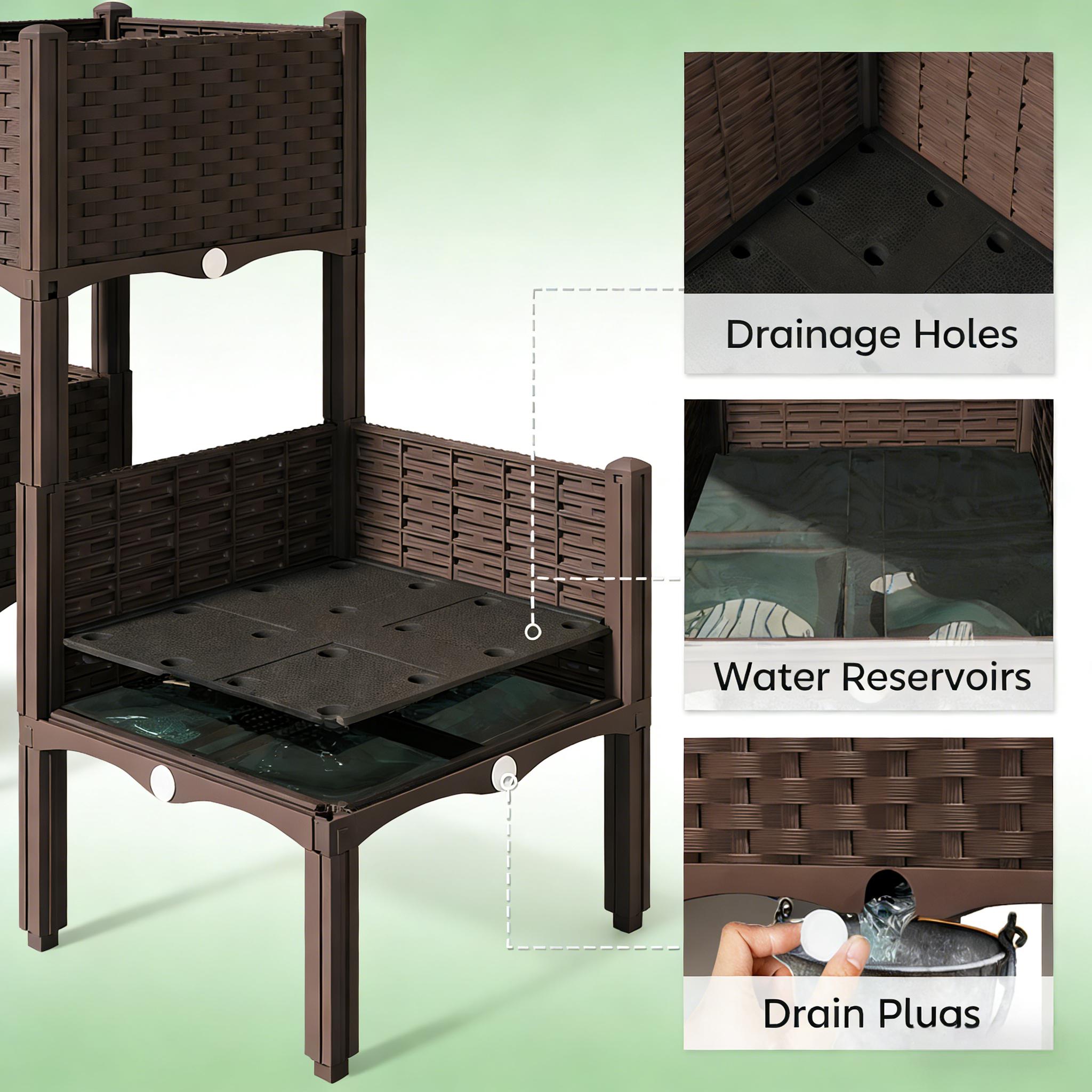 高床式プランターボックス、レイズドガーデンベッド - Raised Bed Planter Box のレビューと価格